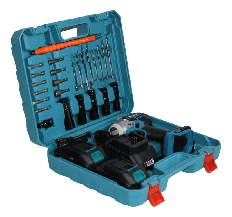 Chave De Impacto (SEM ESCOVAS) Com 2 Baterias De 50v - NAKASAKI